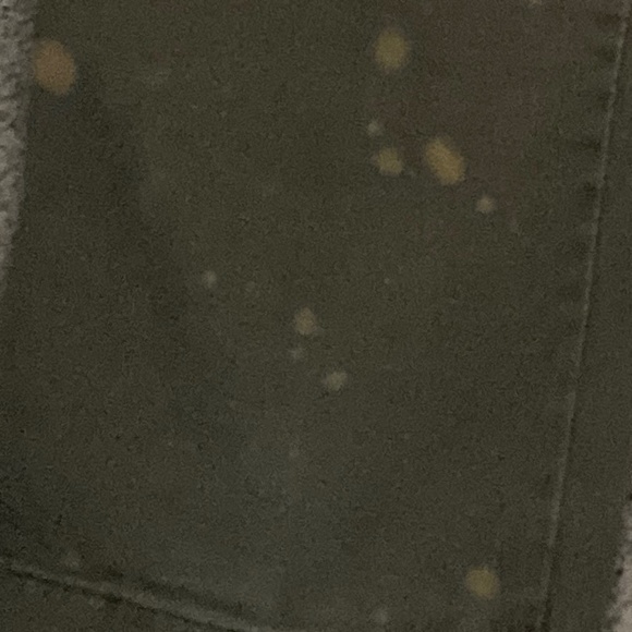 Divided Slim Low Waist Pants, Men's 32W, Olive Green, Distressed - Picture 4 of 4